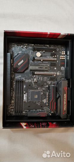 Нерабочая материнская плата MSI x370 gaming pro