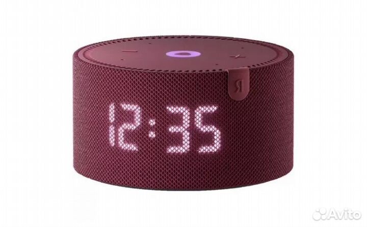 Яндекс.Станция Алиса Мини (с часами), красный