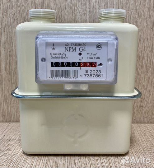 Газовый счетчик npm g4