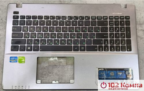 Клавиатура для ноутбука asus X550c на топкейсе без