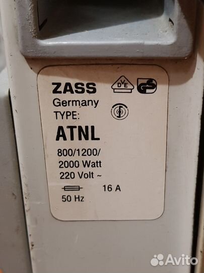 Масляный обогреватель Zass