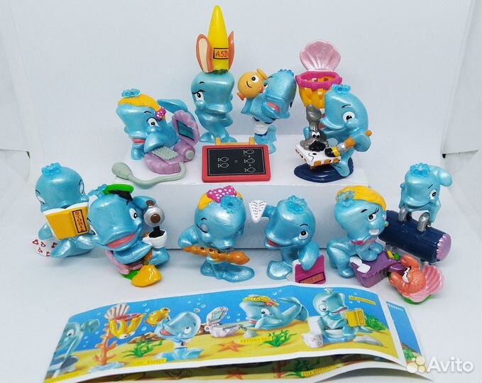 Серии киндер мишки, черепахи, свадьба киты кондоры