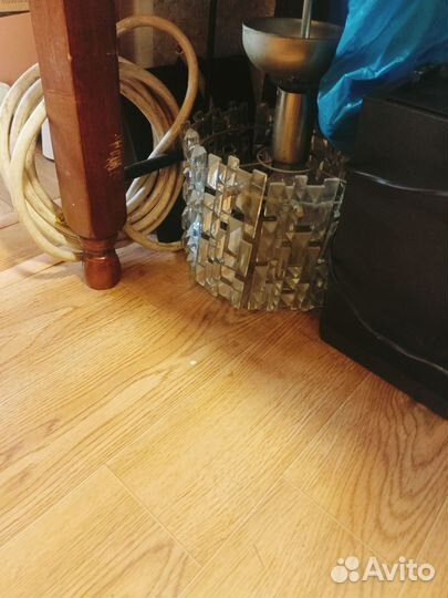 Хрустальная люстра СССР винтажная