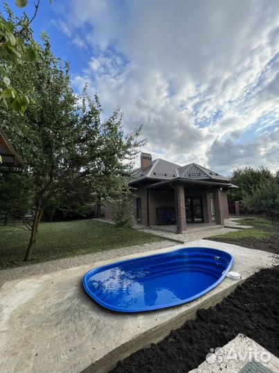 Бассейн пластиковый «Аквацех» 4,3*2,2*1,2м