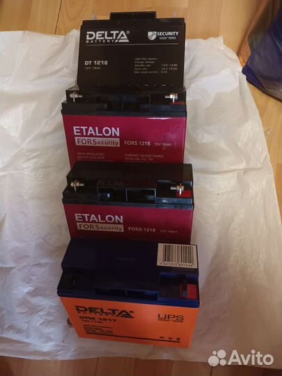 Аккумулятор для бензогенератора 12V 18 Ah новый