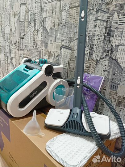 Пароочиститель kitfort KT-917 с функц отпаривателя