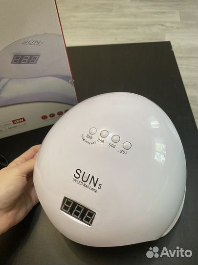 Led лампа для маникюра+ гель лаки и др остатки