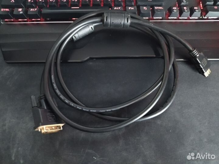 Видеокабель DVI-D - hdmi 2 м