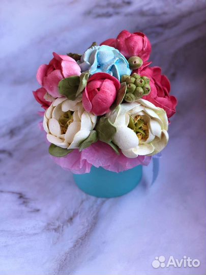 Съедобные букеты из зефира