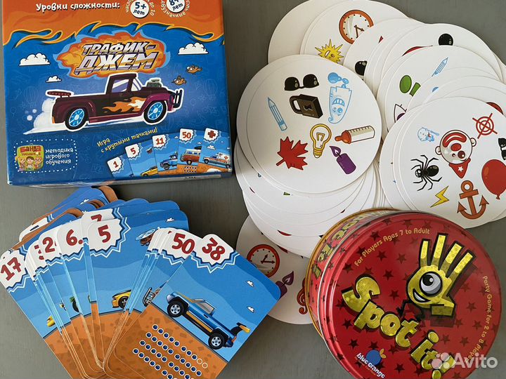 Детские настольные игры Числовой ряд / Spot IT