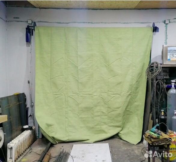 Штора в гараж брезент завеса