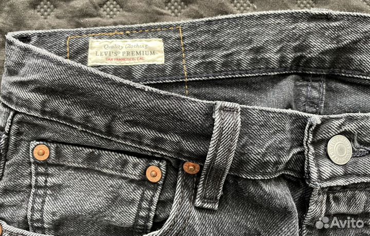 Джинсы levis 501 черные