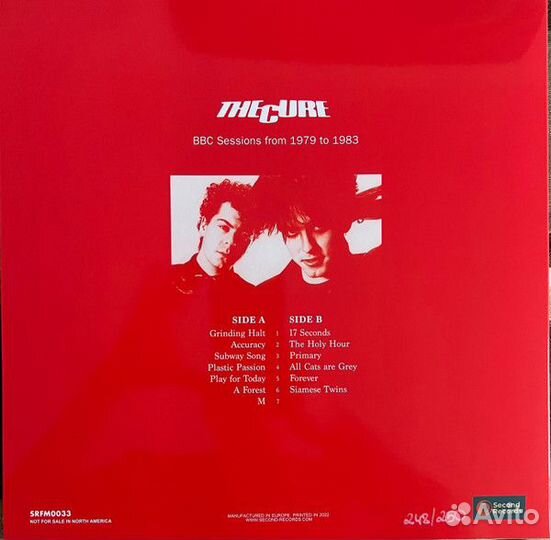 Виниловая пластинка The Cure – BBC Sessions 1979-1