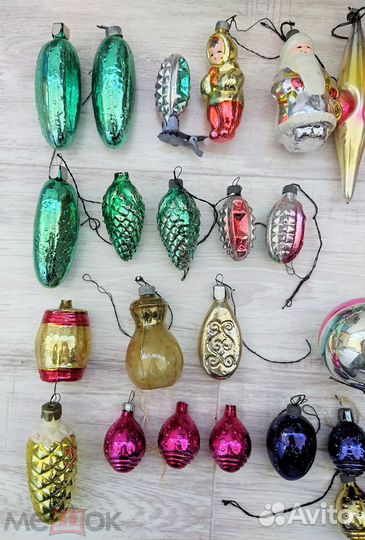 Набор елочных игрушек СССР 37 штук