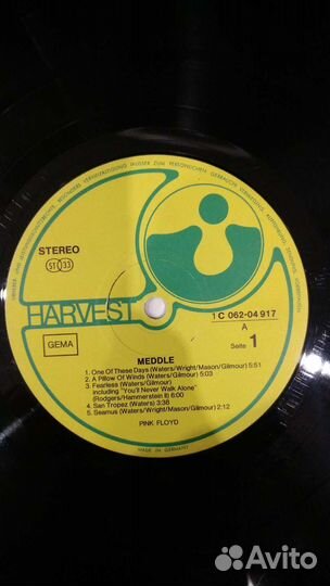 Пластинка Pink Floyd - Meddle LP