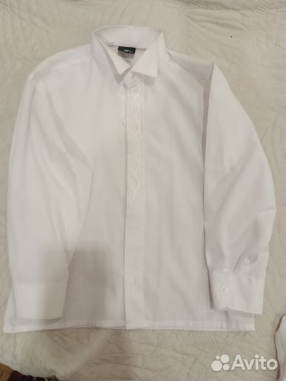Рубашки детские из хлопка 110-122р