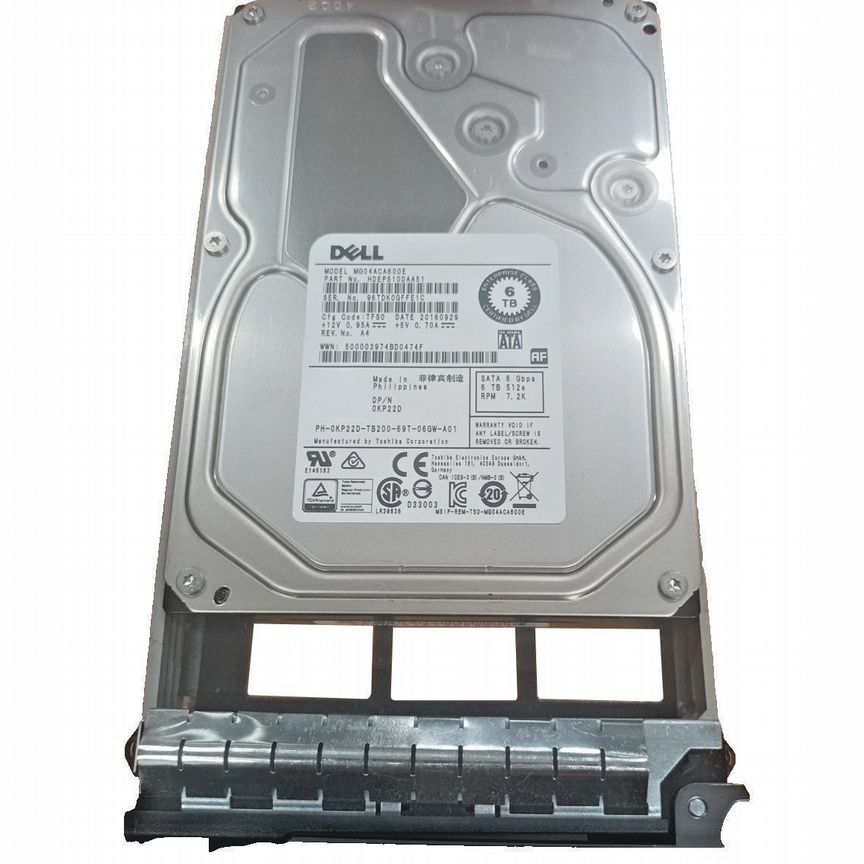 [KP22D] Жесткий Диск Dell 6tb Sata3 3.5" Hdd Kp22d