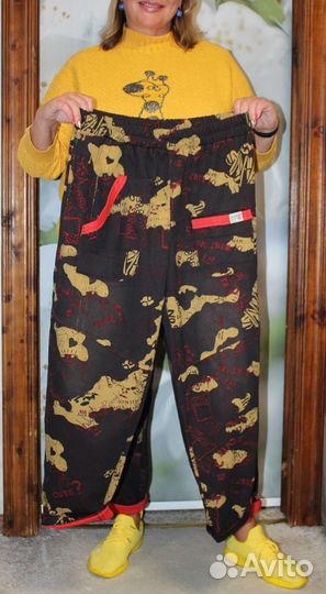 Стильн.,эффектн.брюки-шаровары р.52-58