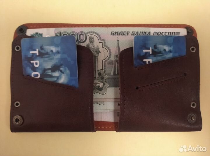 Кошелёк СССР из кожи новый