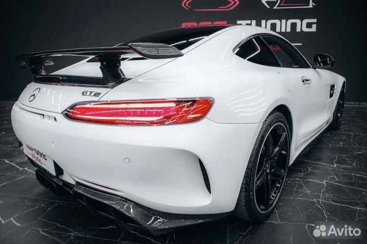 Задний бампер + спойлер GT-R Mercedes AMG GT C190