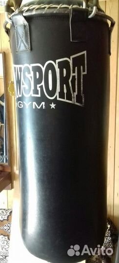 Кожаный боксерский мешок