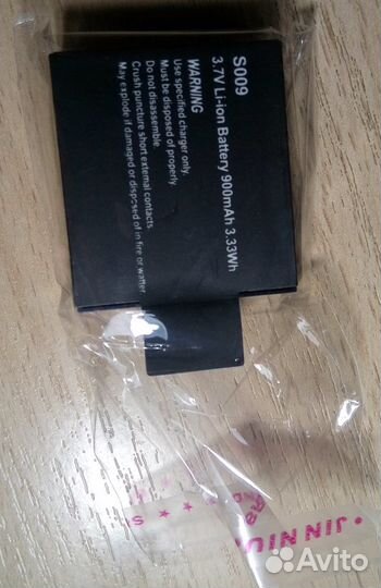 Перезаряжаемый литий-ионный аккумулятор 3,7 в 900