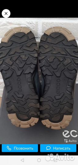 Ботинки ecco на мальчика 39