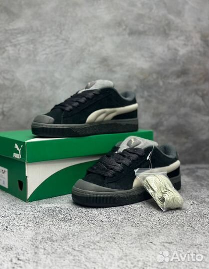 Кроссовки puma suede xl black