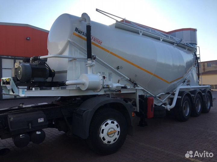 Полуприцеп цементовоз Nursan NA3 34 м3, 2023