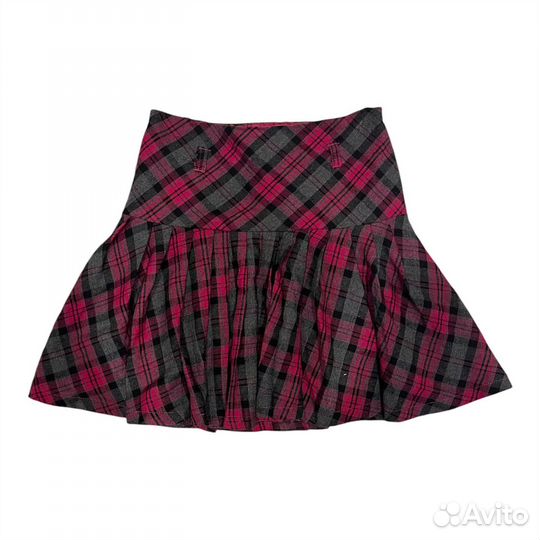 Юбка в клеточку y2k