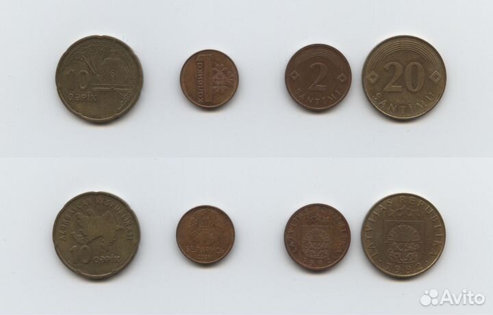 Монеты стран снг и Прибалтики