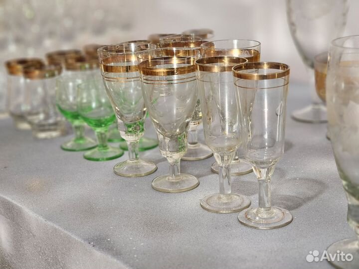 Рюмки СССР, стопки, фужеры