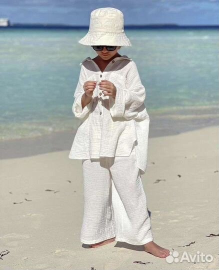 Защита от солнца санскрин из муслина