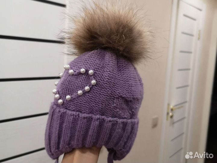 Шапка зимняя для девочки
