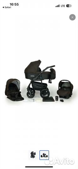 Коляска 3 в 1 sonic plus verdi