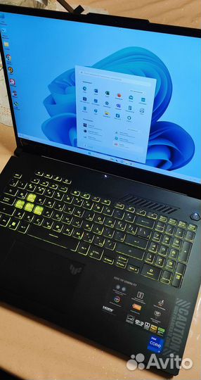 Asus TUF i7-12700H/RAM 16 гб/SSD 512 гб/RTX 4060