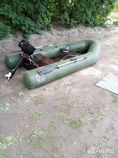 Надувная лодка с мотором бу