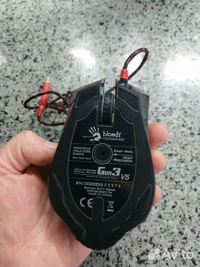 Игровая мышь bloody gun 3 v5