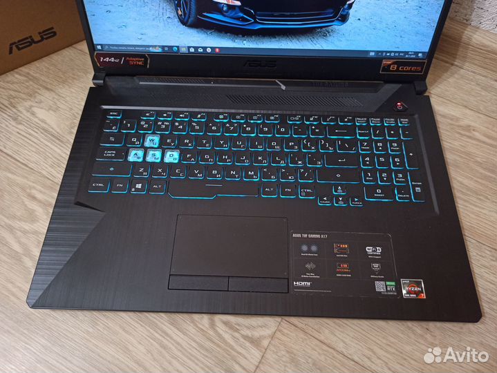 Игровой гигант asus TUF Ryzen7\16GB\2xSSD\RTX3050