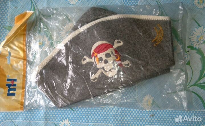 Банная шапка пират подарок на 23 февраля