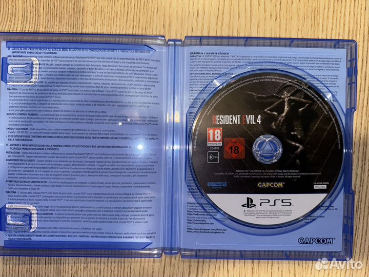 Resident Evil 4 Remake PS5 диск