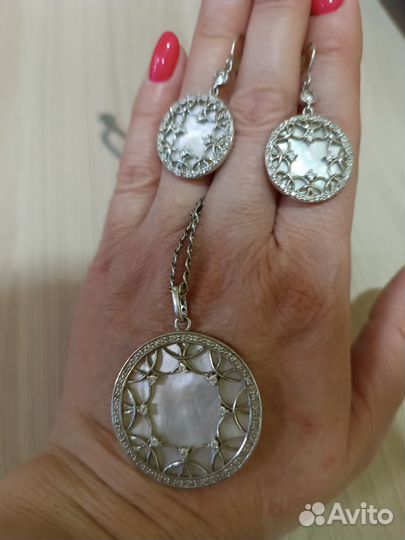 Серебрянные украшения новые