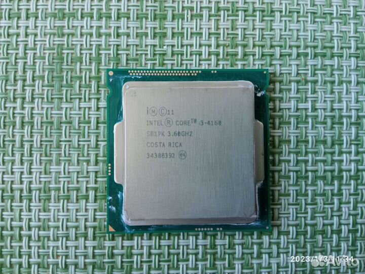 Процессор intel core i3- 4160 сокет 1150