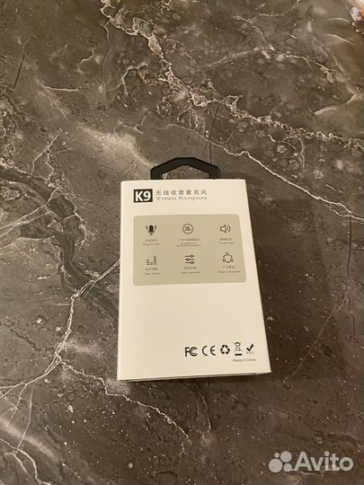 Петличный беспроводной микрофон K9
