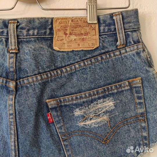 Джинсовые шорты 46