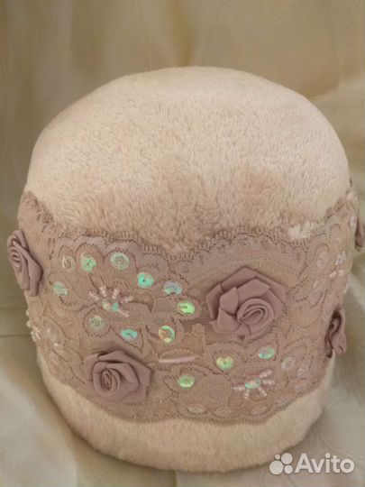 Шляпа котелок ретро для ребенка или куклы