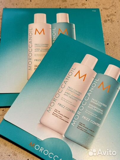 Moroccanoil шампунь, масло миниатюры