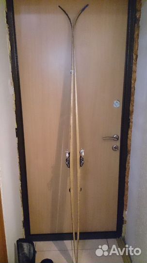 Лыжи беговые 200 см, с креплением