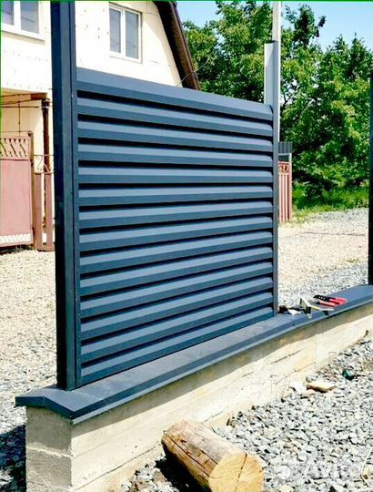 Забор жалюзи