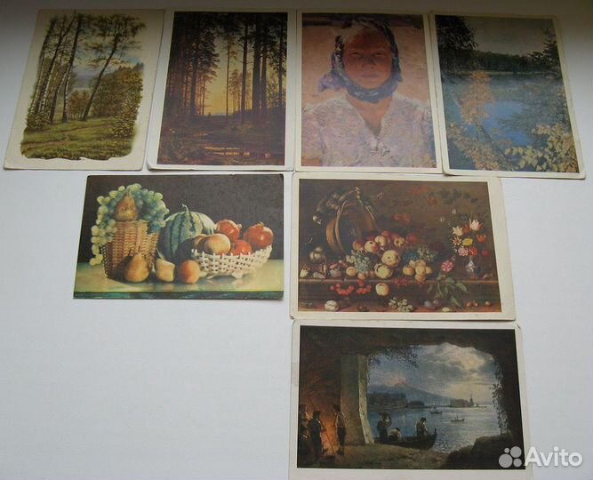 Открытки. СССР. 8 марта, Живопись, Цветы. 30 штук